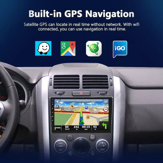 Suzuki Grand Vitara 2013 Android Multimedia Carplay Androidauto Gps Wi-fi Bluetooth Sh27