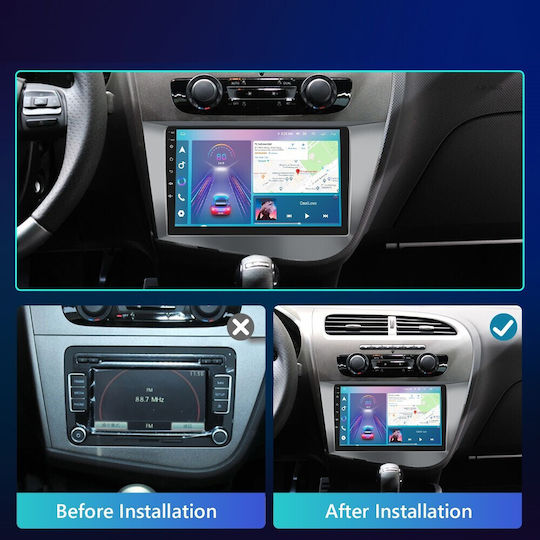 Seat Leon 2005 Android Multimedia Auto-Audiosysteme GPS Wi-Fi Bluetooth Sh53