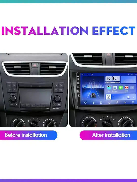 Suzuki Swift 2014 Android Multimedia Carplay Androidauto Gps Wi-fi Bluetooth Sh50