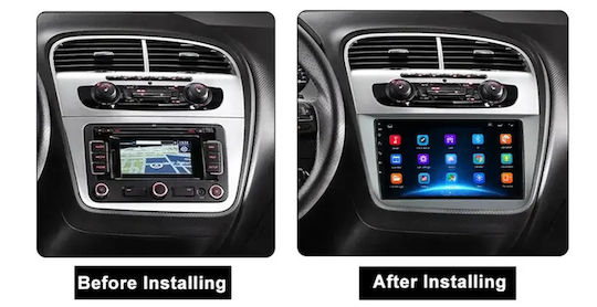Seat Leon 2009 Android Multimedia Carplay Androidauto Gps Wi-fi Bluetooth Sh57