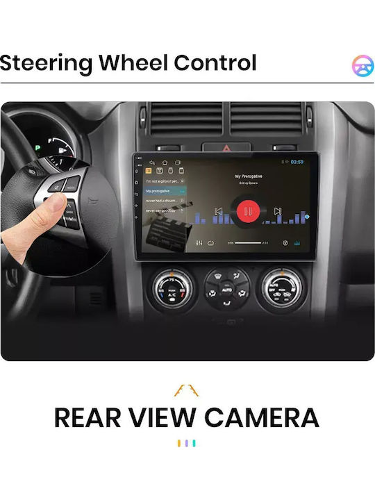 Suzuki Grand Vitara 2006 Android Multimedia Carplay Androidauto Gps Wi-fi Bluetooth Sh20