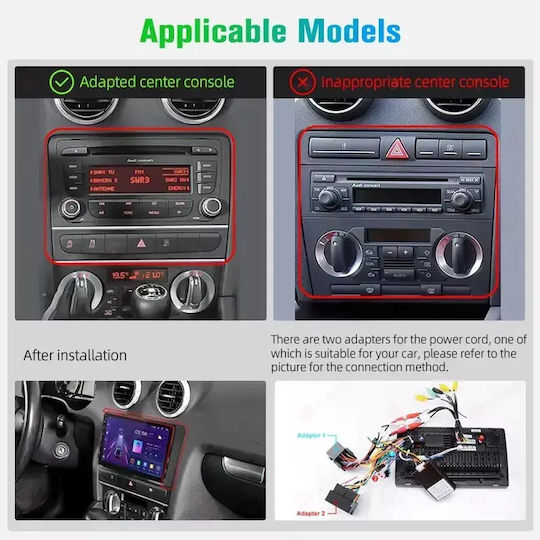 Audi A3 2012 Android Multimedia Carplay Androidauto Gps Wi-Fi Bluetooth Sη39