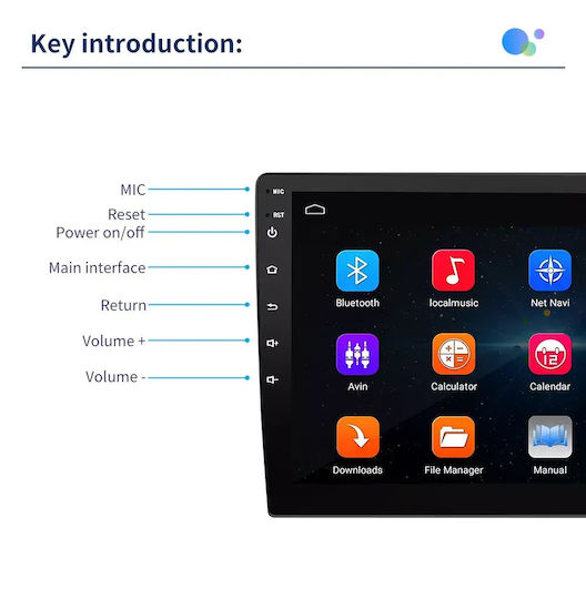 Toyota Aygo 2005 Android Мултимедия Carplay Androidauto GPS Вграден Wi-Fi Bluetooth Sh60