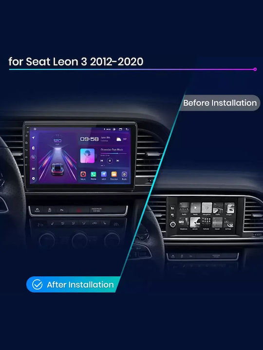 Seat Leon 2017 Android Мултимедия Carplay Androidauto GPS Вграден Wi-Fi Bluetooth SH75