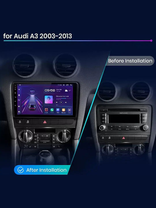 Audi A3 2004 Android Multimedia Carplay Androidauto Gps Wi-fi Bluetooth Sη31