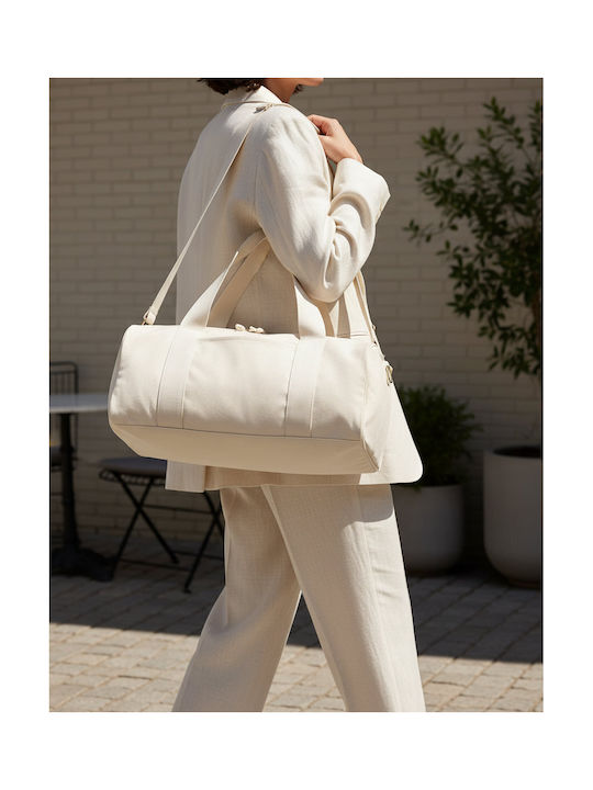 BagBase Schultertasche für Fitnessstudio Beige