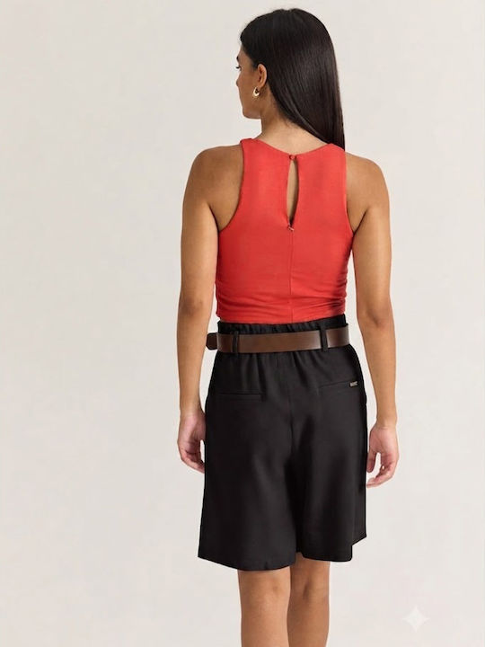 Women's Black Bermuda