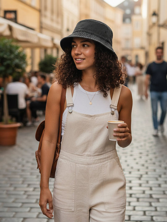 Beechfield Fabric Bucket Hat Black