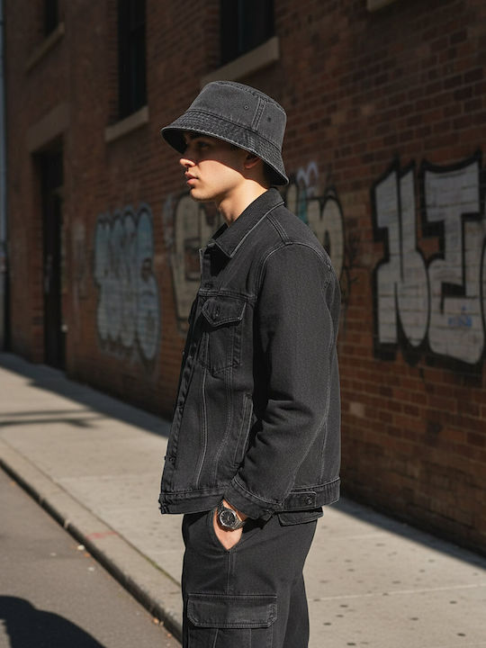 Beechfield Fabric Men's Bucket Hat Black