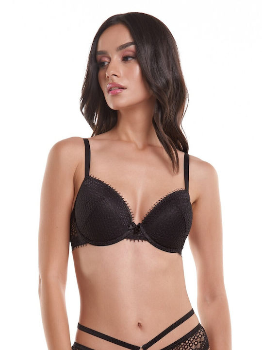 Miss Rosy Damenunterwäsche-Set BH Mit Spitze Brasilianisch Schwarz