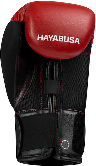 Hayabusa Γάντια Πυγμαχίας Δερμάτινα για Αγώνα Κόκκινα