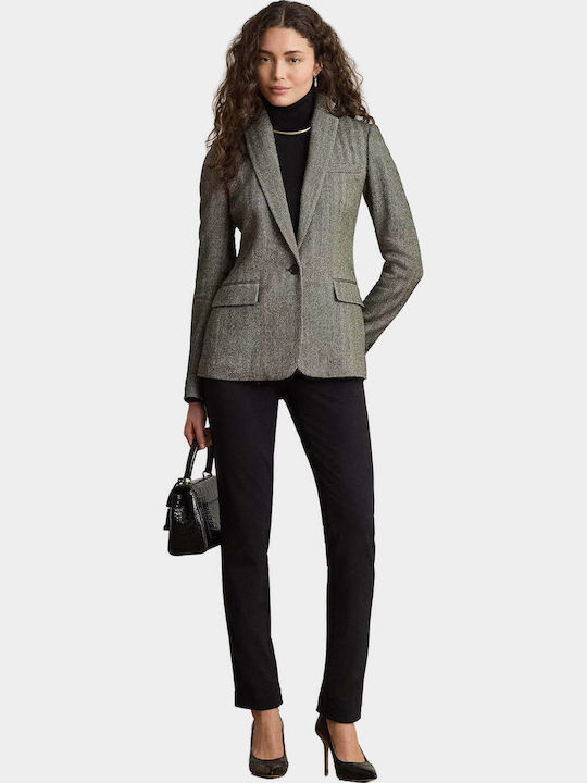 Ralph Lauren Damen Blazer Grau