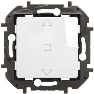 Legrand Niloe Recessed Wall Switch Rolling Shutters Without Frame White