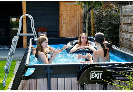 Exit Toys Piscină PVC cu cadru metalic Gri