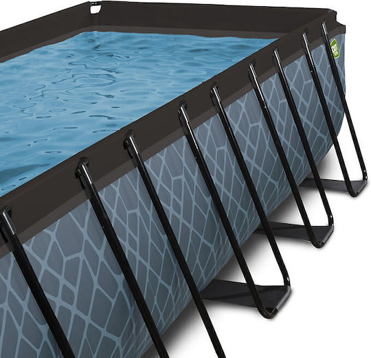 Exit Toys Πισίνα PVC με Μεταλλικό Σκελετό 540x250x122εκ. Γκρι