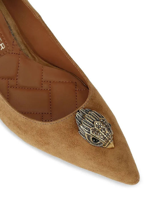 Belgravia Wildleder Pumps Tabac Braun