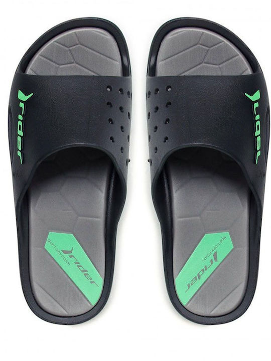 Men's Anatomic Black Slides