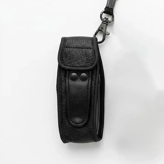 Кожен Калъф За Телефон Jup 16037-48 10-76 Sony Ericsson T65 Вграден Колан Черен