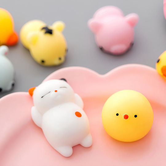 Mochi Squishy Squishies Gniotki Set 50 Mehrfarbige Weiche Elastische Antistress-Spielzeug Für Kinder Erwachsene