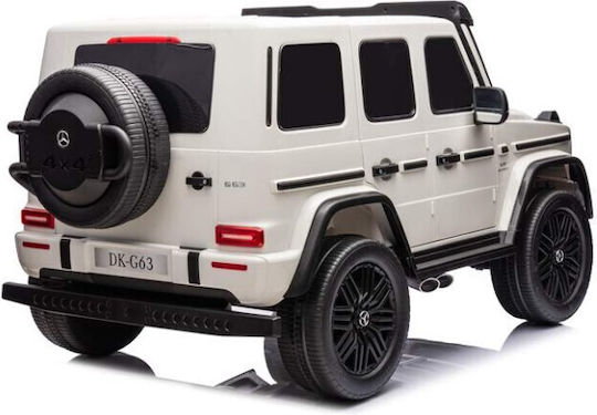 Mercedes AMG G63 Διθέσιο με Τηλεκοντρόλ Licensed 12 Volt Λευκό για 3+ Ετών