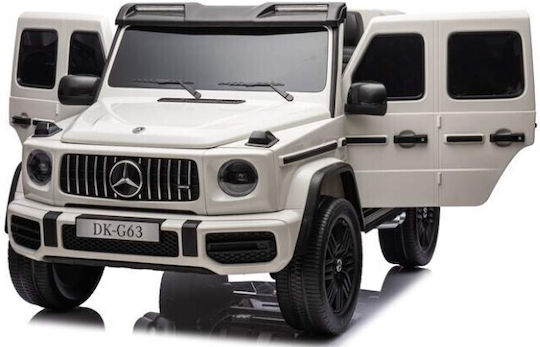 Mercedes AMG G63 Διθέσιο με Τηλεκοντρόλ Licensed 12 Volt Λευκό για 3+ Ετών