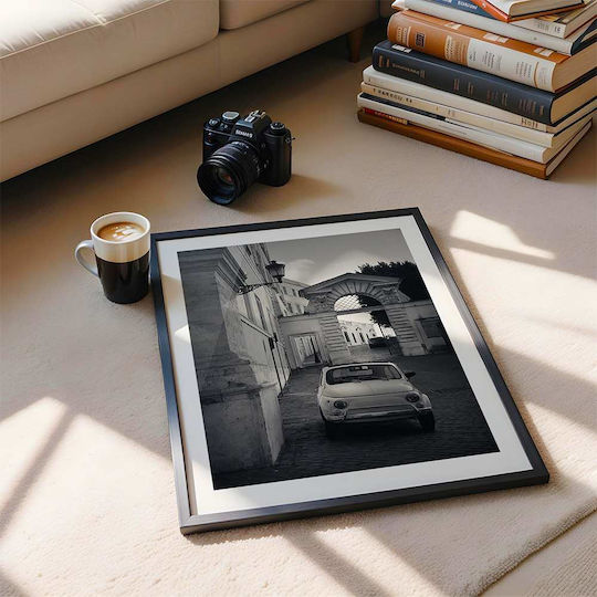 Poster Vintage View Pst25192 40cm X 50cm Λευκή Ξύλινη Κορνίζα-61693pd156395f55310