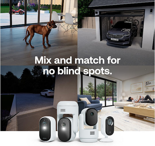 Arlo Σύστημα Παρακολούθησης Essential 3 3 Ασύρματων Καμερών IP 4MP