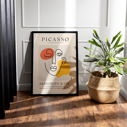 Poster Pablo Picasso Les Dejeurenes Dessins Art241 40cm X 50cm Black Wooden Frame