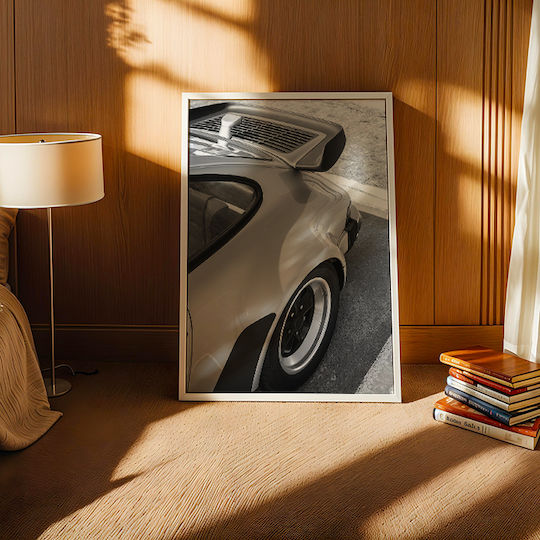 Poster Classic Porsche Cr051 40cm X 50cm Premium Black Wooden Frame