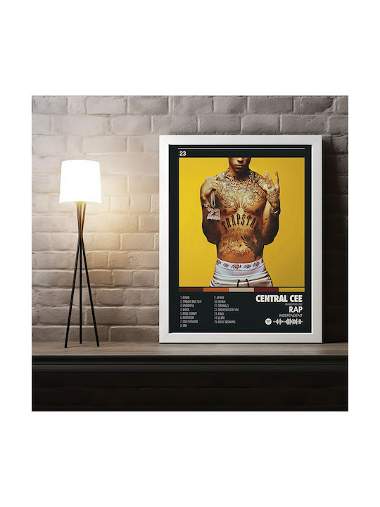 Music Poster Cetral Cee 23 Album Cover Ms076 40cm X 50cm-62408pd156316
