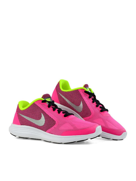 Revolution 3 Kids Sports Shoes Running Fuchsia