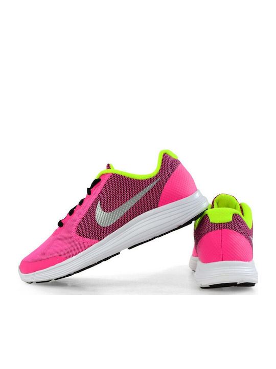 Revolution 3 Kids Sports Shoes Running Fuchsia