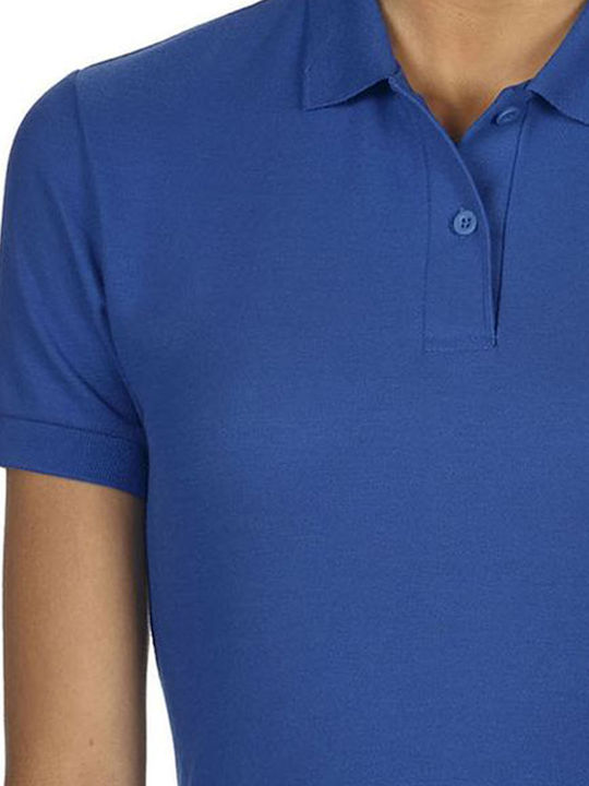 Gildan Pique Women's Promotional T-Shirt Short Sleeve Royal