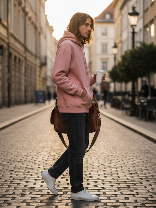 Gildan Softstyle Herren Werbebekleidung Langärmeliges Sweatshirt Dusty Rose