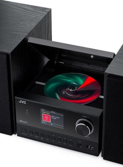 JVC JVC Tonsystem 2.0 UX-E225B 30W mit CD / Digitale Medien Player und Bluetooth Schwarzes