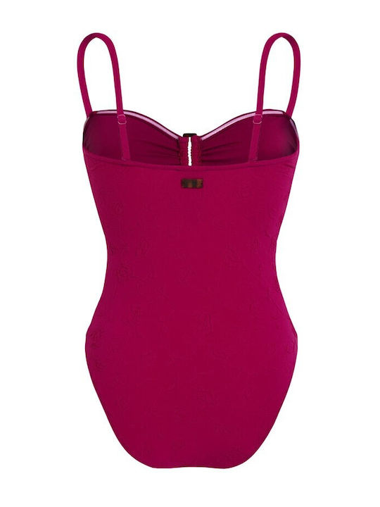 Fuchsia One Piece Swimsuit