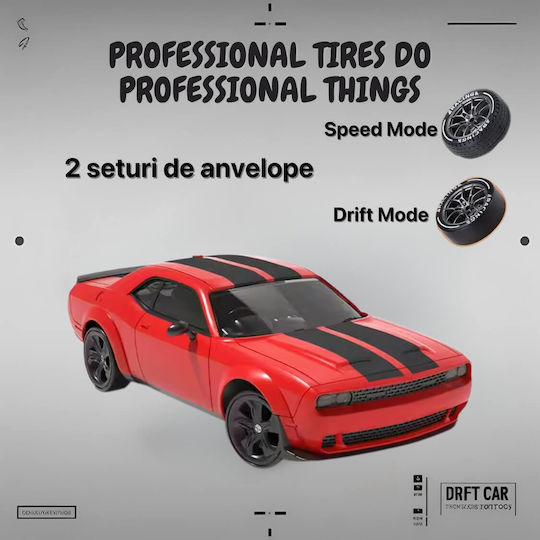 Teleghidată Mașină Drift Roșie