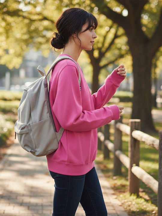 Gildan Softstyle Унисекс Рекламна Блуза Дълъг Ръкав Pink Lemonade