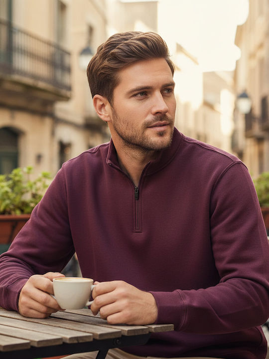 Gildan Softstyle Men's Promotional Long Sleeve Blouse Maroon