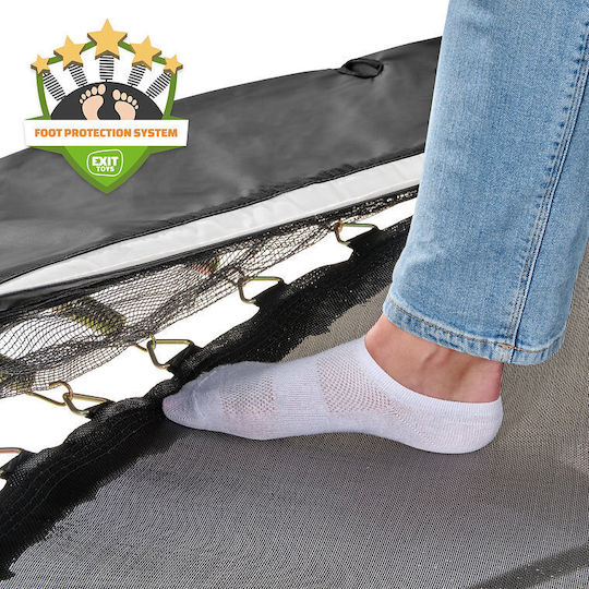 Exit Toys Trambulină De Exterior Cu Diametru De 305 Cm Cu Plasă De Protecție Și Scară
