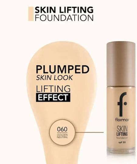 Flormar Skin Lifting Liquid Foundation SPF30 060 Golden Neutral 30ml