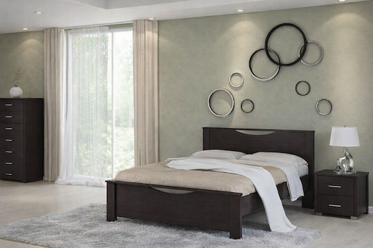Sarris Schlafzimmermöbel-Set Smile Wenge 140x200cm 3 Stück