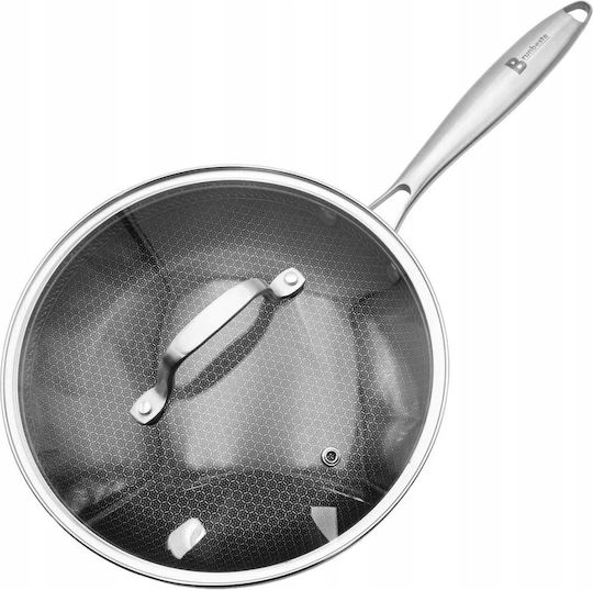 Brunbeste Steel Pan with Lid 28cm