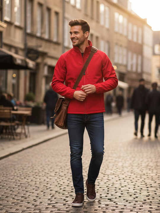 Result Men's Promotional Long Sleeve Blouse Red