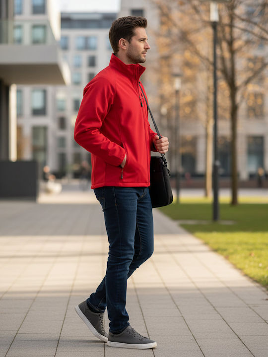 Result Men's Promotional Long Sleeve Blouse Red