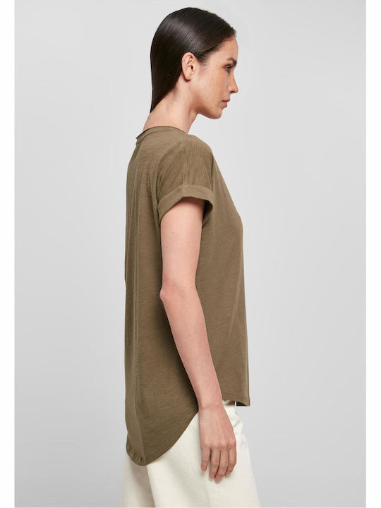 BYB Women's Promotional Short Sleeve T-Shirt Olive