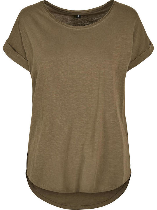 BYB Women's Promotional Short Sleeve T-Shirt Olive