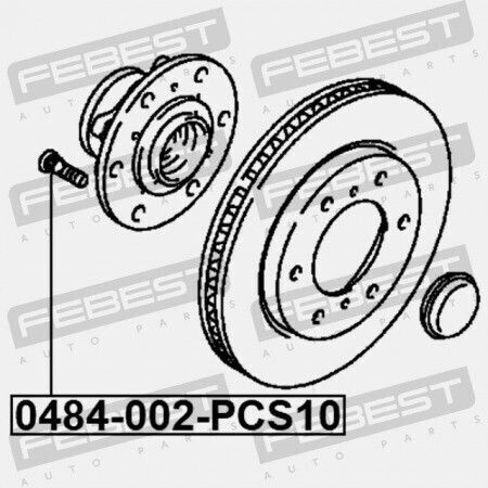 Febest Ανταλλακτικά Πόρτας 0484-002-PCS10