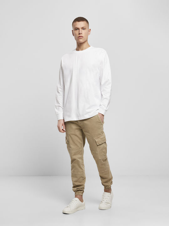 BYB Men's Promotional Long Sleeve Blouse White