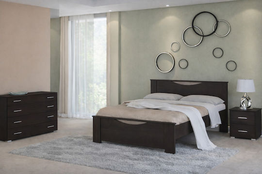 Sarris Schlafzimmermöbel-Set Smile Wenge 140x200cm 3 Stück